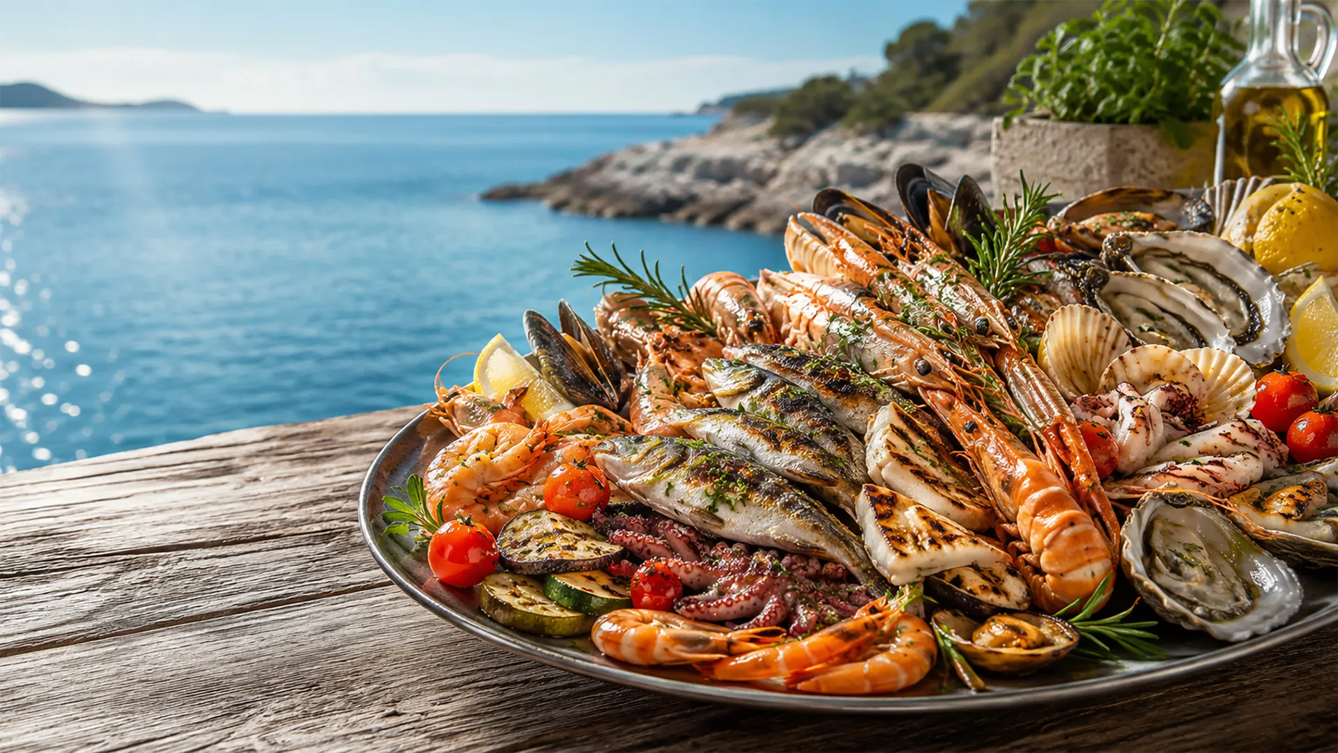 Konoba Porat — fresh seafood the morning of the catch, the headline beat of the Plomin day.